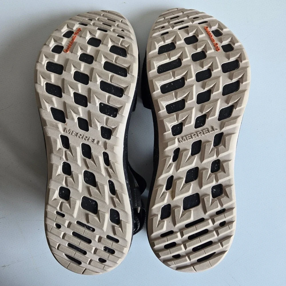 Merrell Bravada Women's 10 Black BackStrap‎ Sport Sandals Hiking Walking Comfort